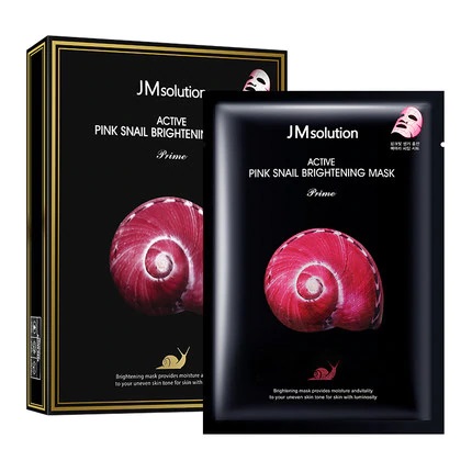 JM Solution Active Pink Snail Brightening Mask 10pcs